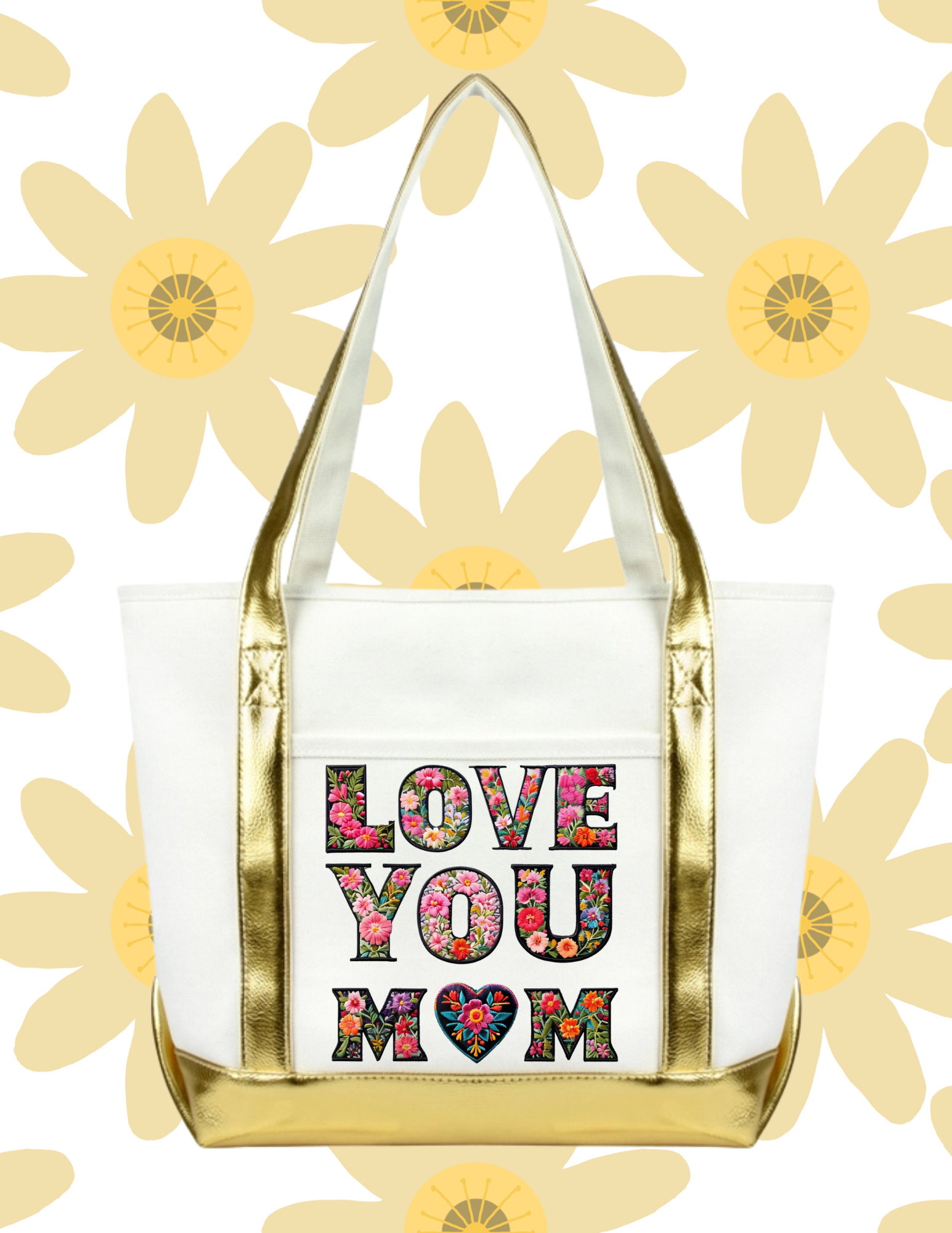 I LOVE YOU MOM TOTE BAG